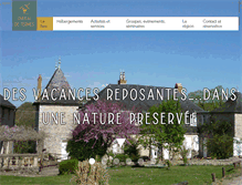 Tablet Screenshot of chateau-de-termes.com